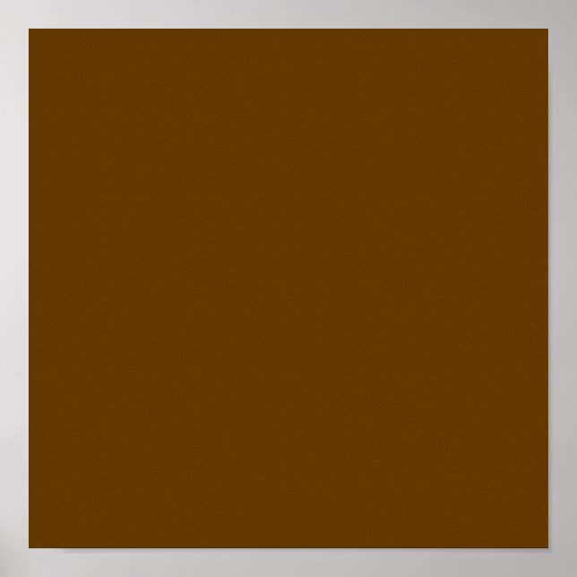 Brown (solid colour)  poster (Front)