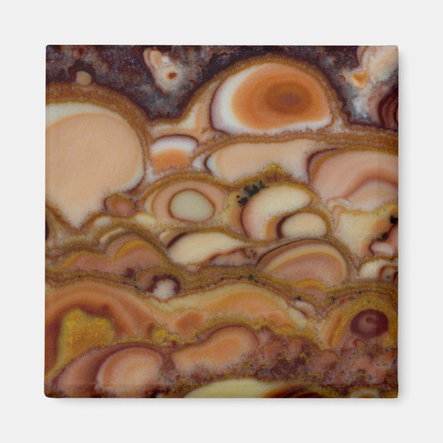 Brown Spotted Onyx Magnet (Front)