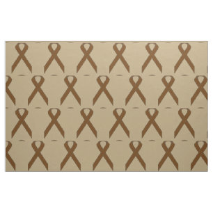Brown Standard Ribbon by Kenneth Yoncich Fabric