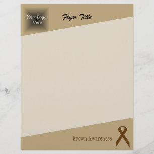 Brown Standard Ribbon by Kenneth Yoncich Flyer