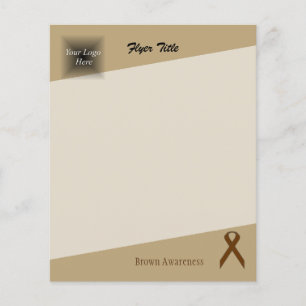 Brown Standard Ribbon by Kenneth Yoncich Flyer
