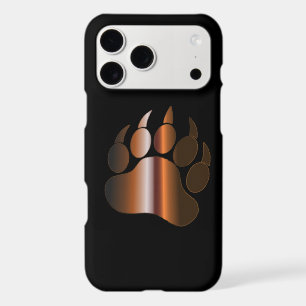 BROWN STEEL BEAR PAW ON BLACK