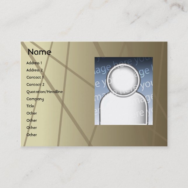 Brown Sticks - Chubby Business Card (Front)