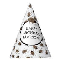 Brown Stink Bug Illustration Personalised Party