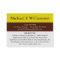 Brown Stripe Yellow RESUME Business Cards