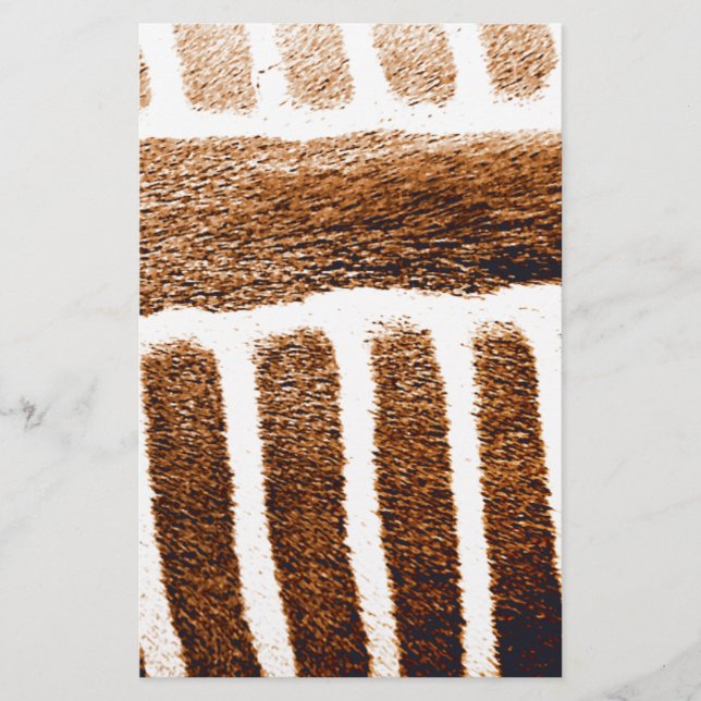 Brown Stripes_ Stationery (Front)