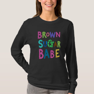 Brown Sugar Babe African American Afro Queen Women T-Shirt