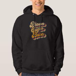 Brown Sugar Babe Black Melanin Women Pride Afro Qu Hoodie