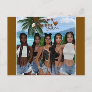 Brown Sugar Babes Postcard 2