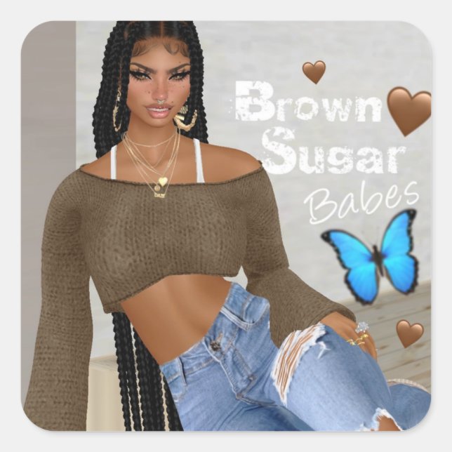 Brown Sugar Babes Stickers 12 (Front)