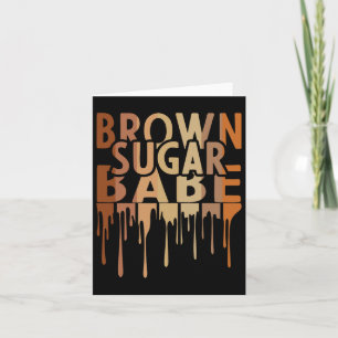 Brown Sugar Be Black Melanin African Pride Black H Card