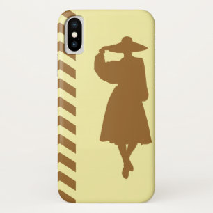 Brown Sugar Cream Neutral Chevrons Fashion iPhone X Case