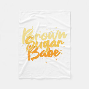 brown sugar girl juneteenth freedom day 1865 fleece blanket