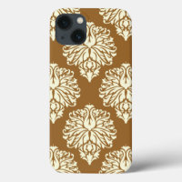 Brown Sugar Southern Cottage Damask