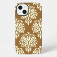 Brown Sugar Southern Cottage Damask