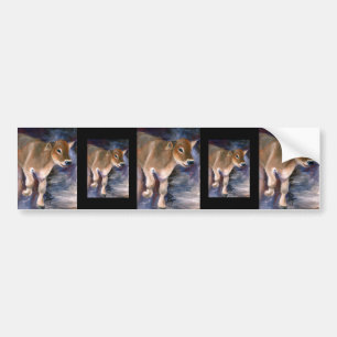 Brown Swiss Calf Bumper Sticker