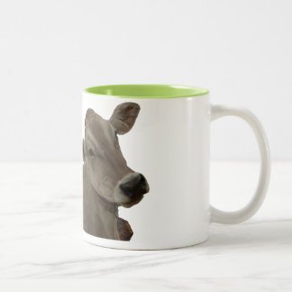 Brown Swiss Cow 2-Tone Mug