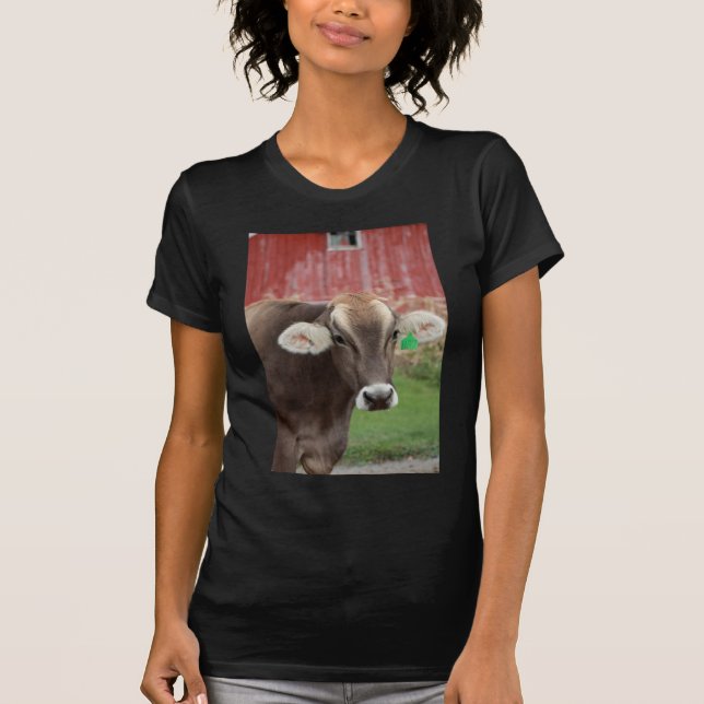 Brown Swiss Cow T-Shirt (Front)