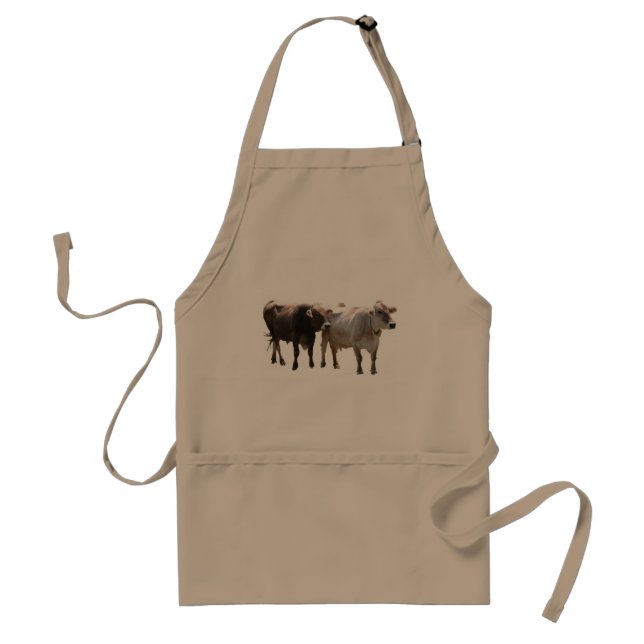 Brown Swiss Cows Standard Apron (Front)