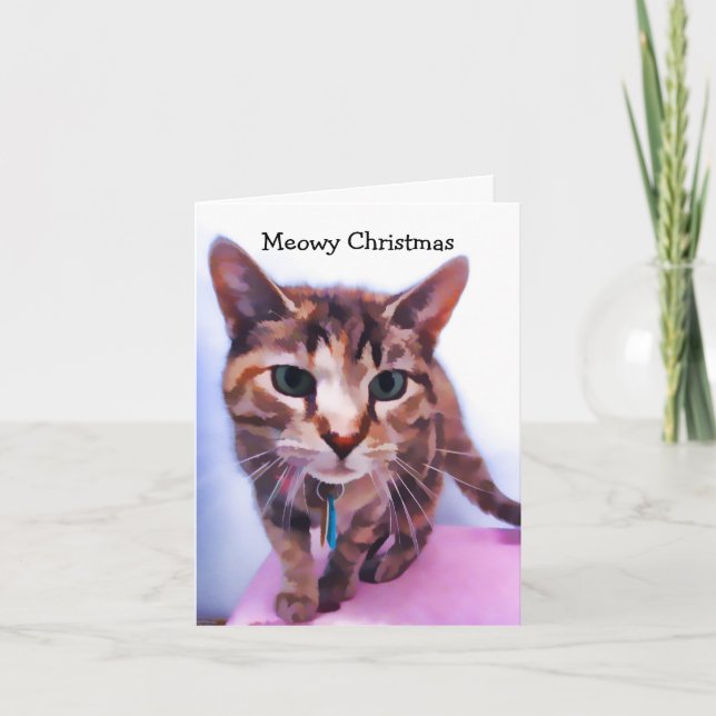 Brown Tabby Card (Front)