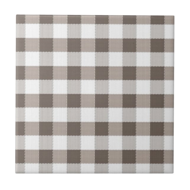 Brown Table Cloth Pattern Tile (Front)