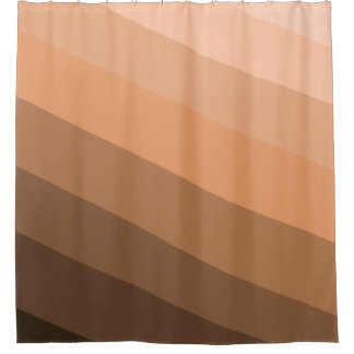 Brown, Tan, and Beige Shower Curtain