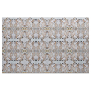 Brown Tan Baby Bunny Rabbit Lively Fun  Fabric