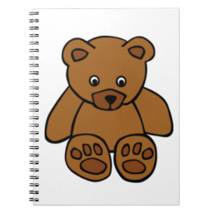 Brown Teddy Bear Notebook