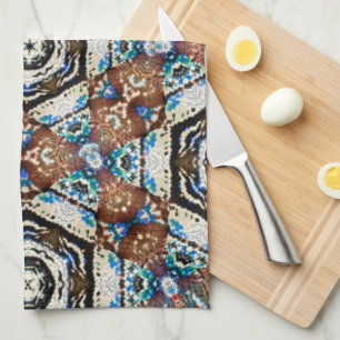 Brown thick thread mesh is what it looks like  thr tea towel