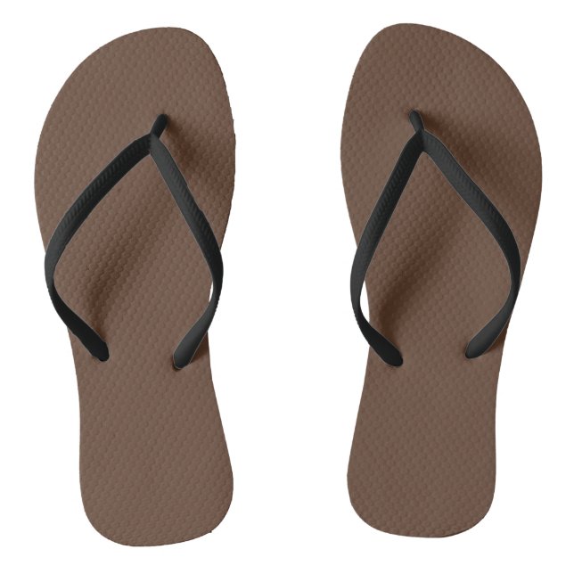 Brown Thongs (Footbed)