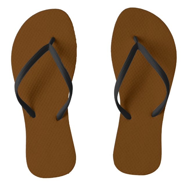 Brown Thongs (Footbed)
