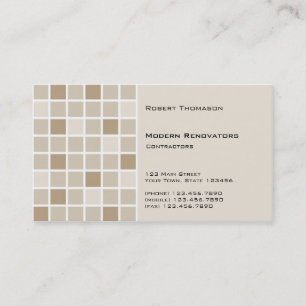 Brown Tile Business Card