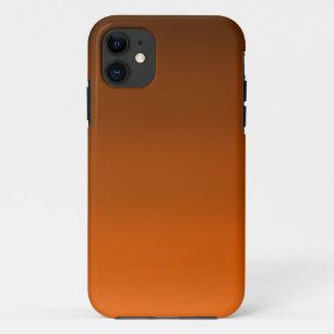 Brown to Orange Fade  iPhone 11 Case