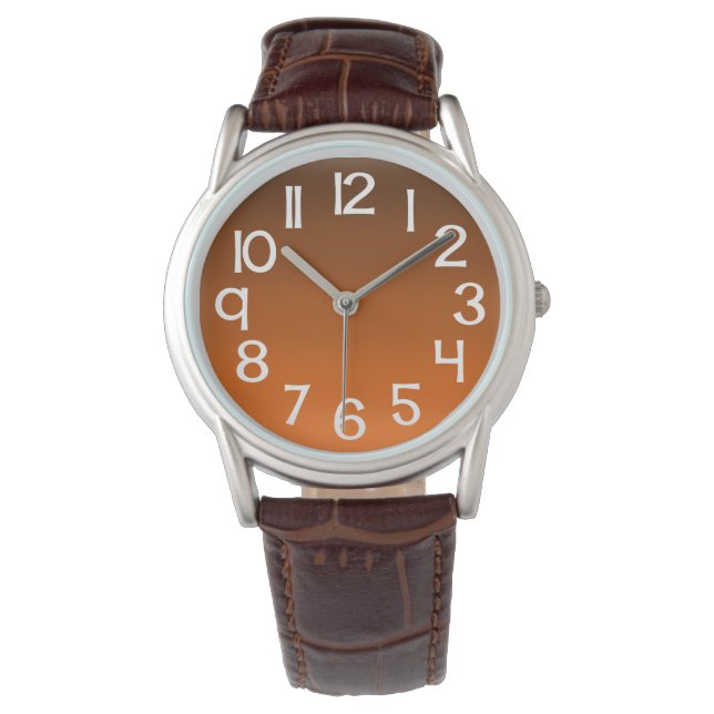 Brown to Orange Fade  Watch (Front)