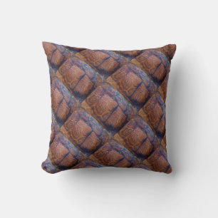 brown tortoise shell pillow