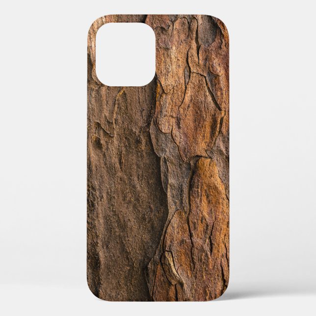 Brown tree bark in closeup photography Case-Mate iPhone case (Back)