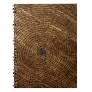 Brown tree trunk notebook