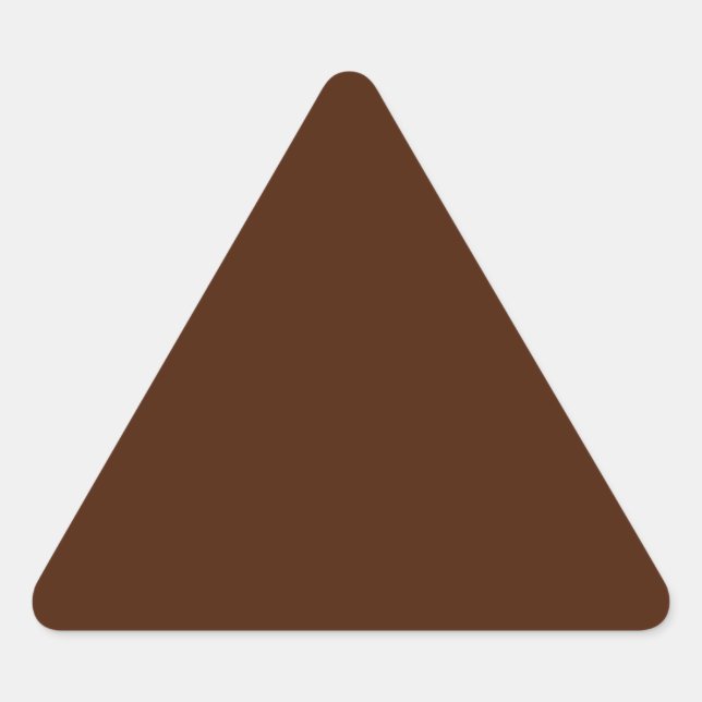 Brown  Triangle Sticker (Front)