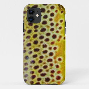 Brown Trout by PatternWear© iPhone 11 Case