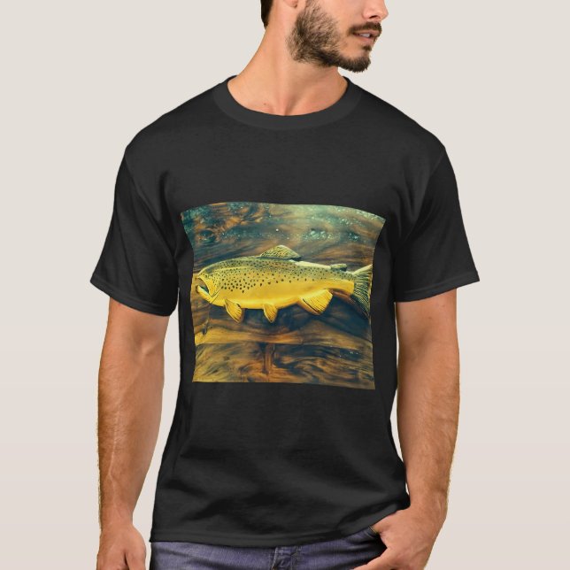 Brown Trout Decoy T-Shirt (Front)