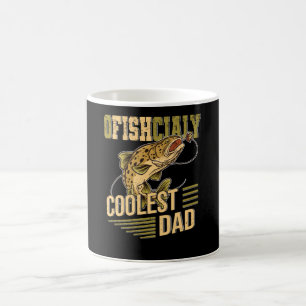 Brown Trout Fish Fisherman Fishing Papa Angler Coffee Mug