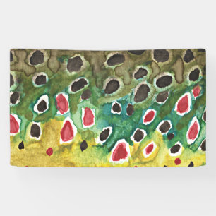 Brown Trout Fishing Banner