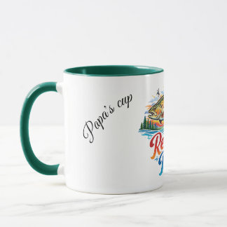 Brown Trout illustration with "Respect the Rise" Mug