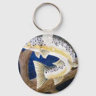 Brown Trout Key Ring