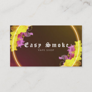 Brown Vape Shop Business Card