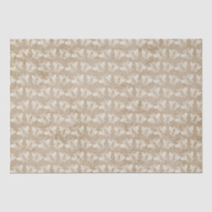 Brown Vintage Rustic Bumble Bee Pattern Tissue Paper