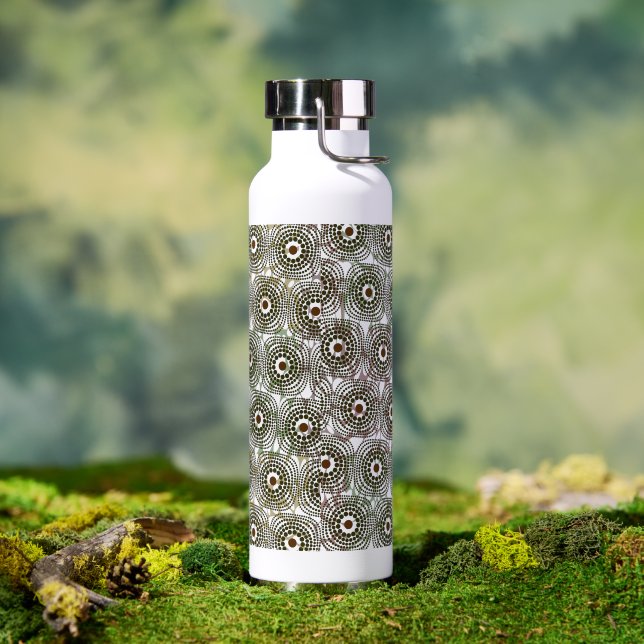 Brown water bottle, fabric design, ankara bottle (Outdoor)