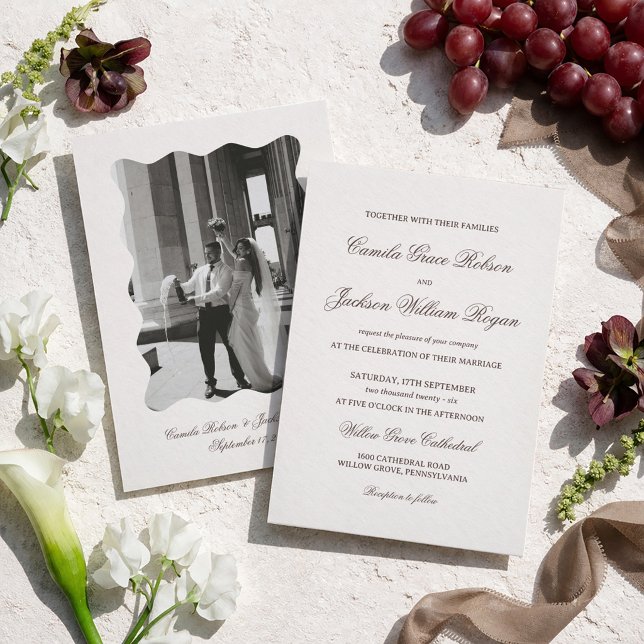 Brown Wedding Invitation (Creator Uploaded)