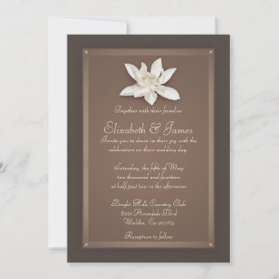 Brown Wedding Invitations