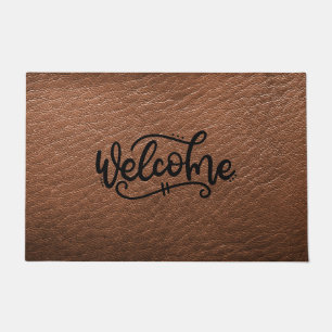 Brown Welcome Doormat